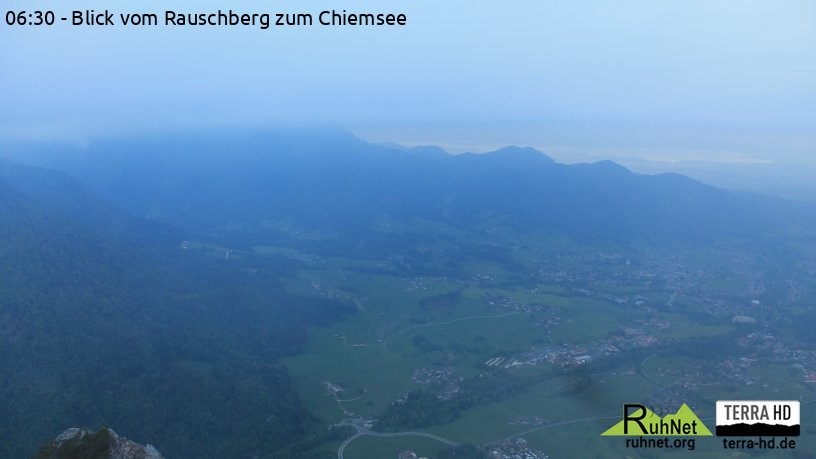 Archiv Foto Webcam Ruhpolding: Bergstation Rauschberg