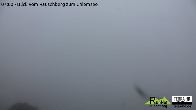 Archiv Foto Webcam Ruhpolding: Bergstation Rauschberg