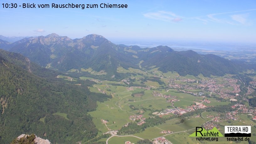 Archiv Foto Webcam Ruhpolding: Bergstation Rauschberg