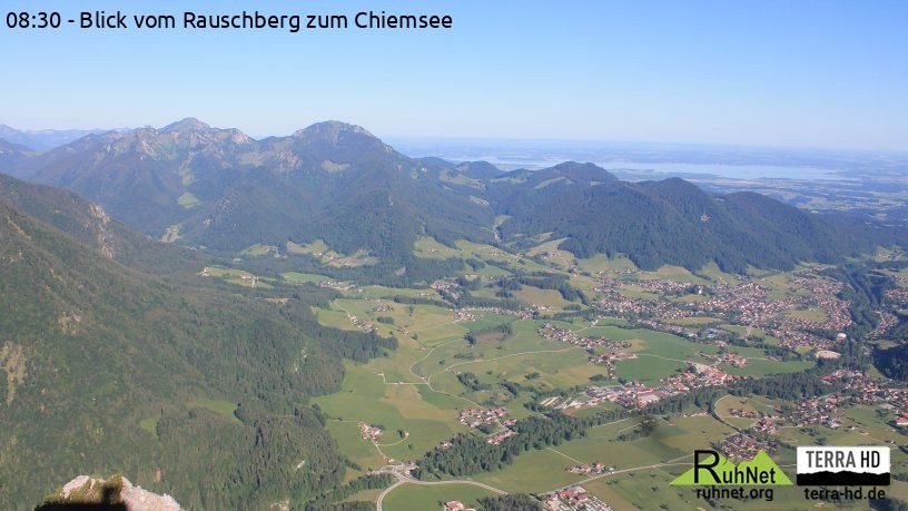 Archiv Foto Webcam Ruhpolding: Bergstation Rauschberg