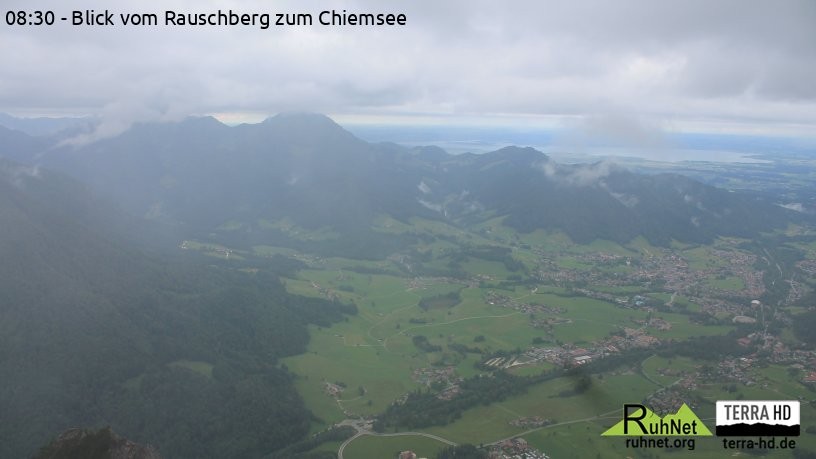 Archiv Foto Webcam Ruhpolding: Bergstation Rauschberg
