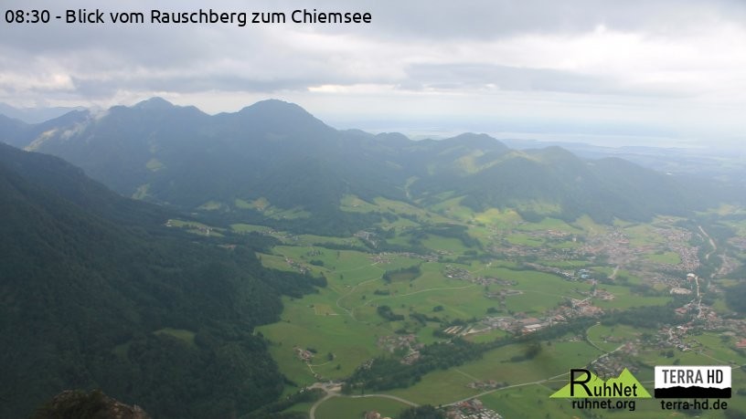 Archiv Foto Webcam Ruhpolding: Bergstation Rauschberg