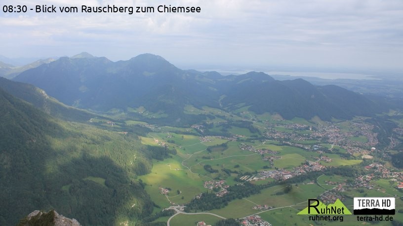 Archiv Foto Webcam Ruhpolding: Bergstation Rauschberg