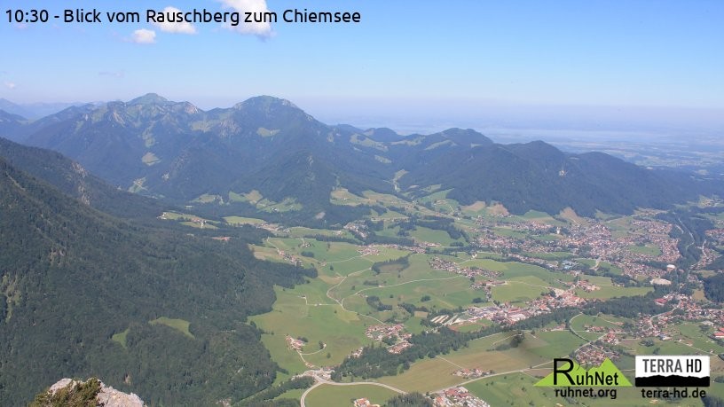 Archiv Foto Webcam Ruhpolding: Bergstation Rauschberg