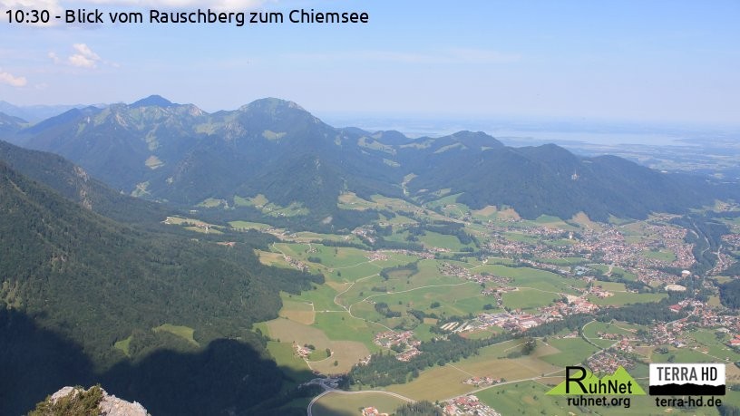 Archiv Foto Webcam Ruhpolding: Bergstation Rauschberg
