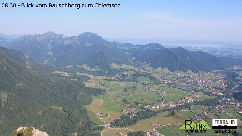 Archiv Foto Webcam Ruhpolding: Bergstation Rauschberg
