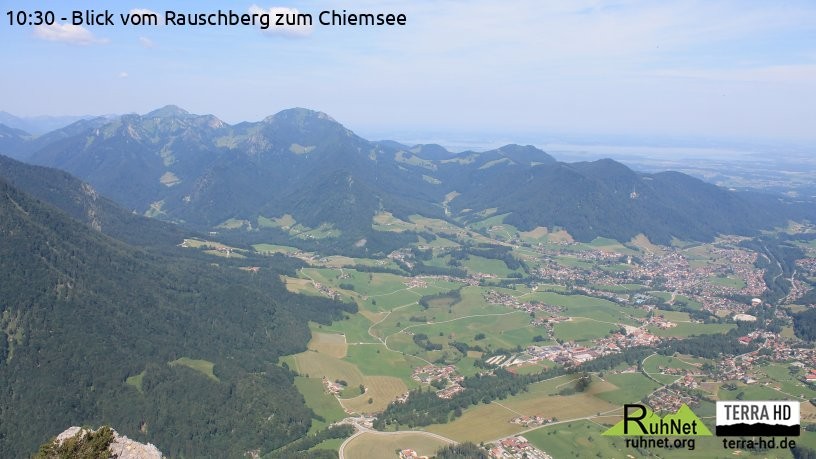 Archiv Foto Webcam Ruhpolding: Bergstation Rauschberg