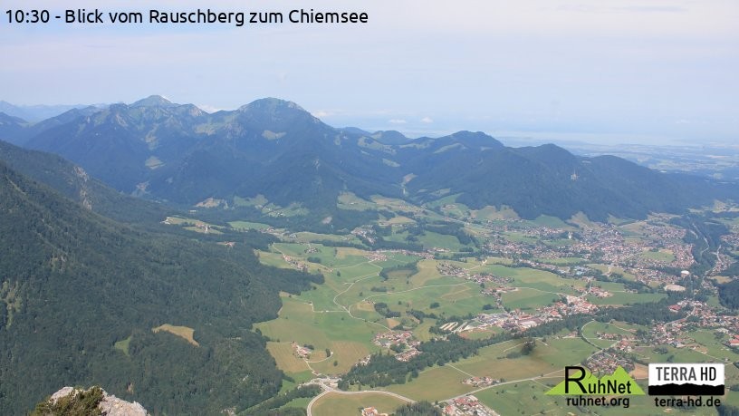 Archiv Foto Webcam Ruhpolding: Bergstation Rauschberg