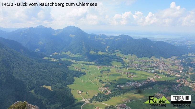 Archiv Foto Webcam Ruhpolding: Bergstation Rauschberg