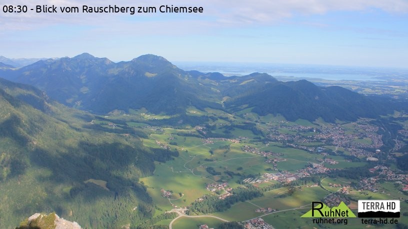 Archiv Foto Webcam Ruhpolding: Bergstation Rauschberg