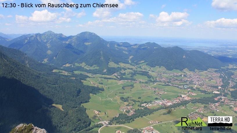 Archiv Foto Webcam Ruhpolding: Bergstation Rauschberg