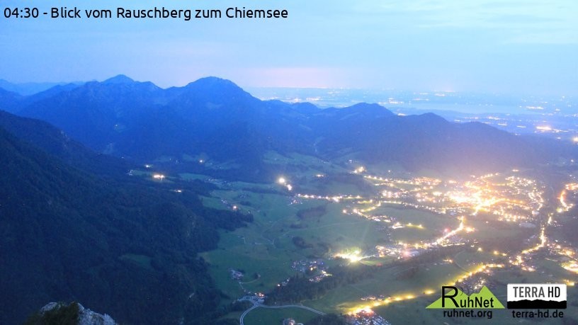 Archiv Foto Webcam Ruhpolding: Bergstation Rauschberg