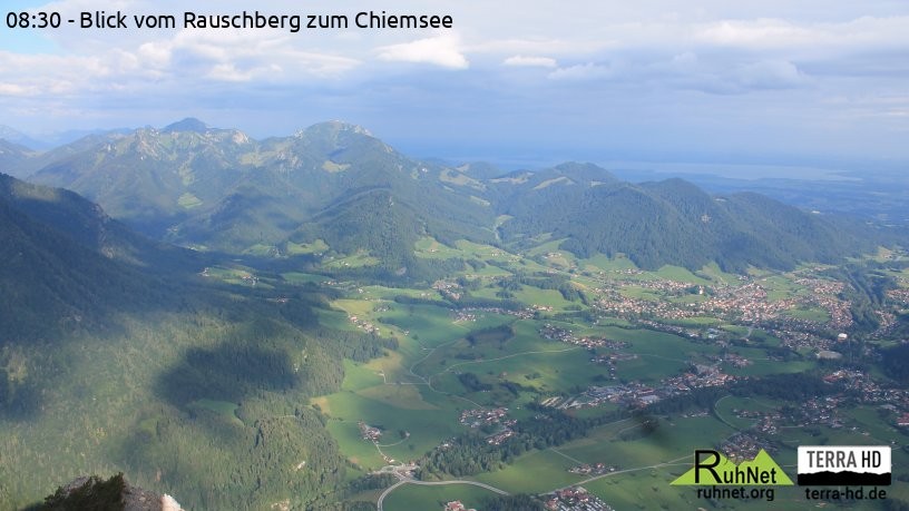 Archiv Foto Webcam Ruhpolding: Bergstation Rauschberg