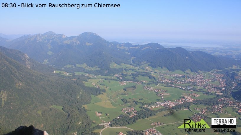 Archiv Foto Webcam Ruhpolding: Bergstation Rauschberg