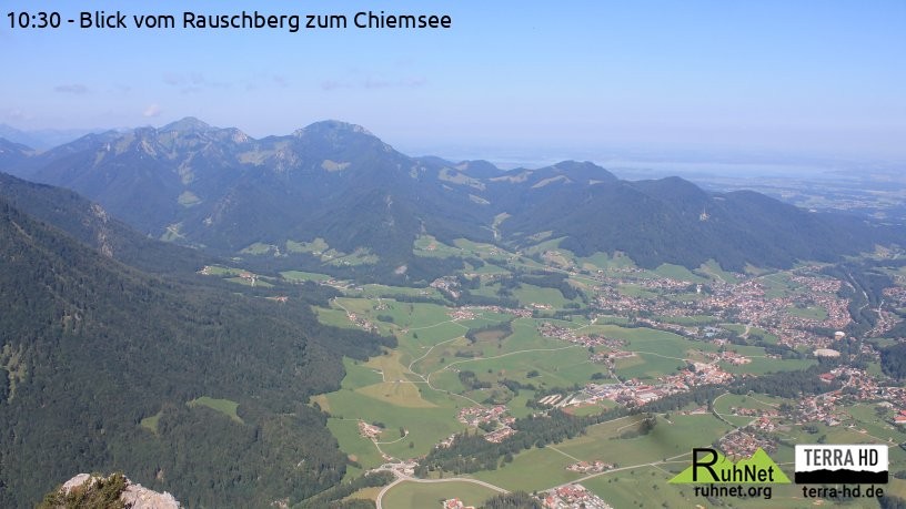 Archiv Foto Webcam Ruhpolding: Bergstation Rauschberg