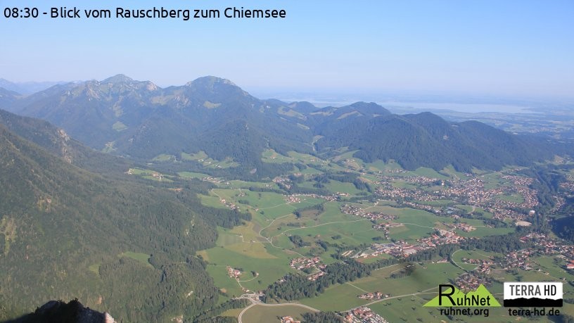 Archiv Foto Webcam Ruhpolding: Bergstation Rauschberg