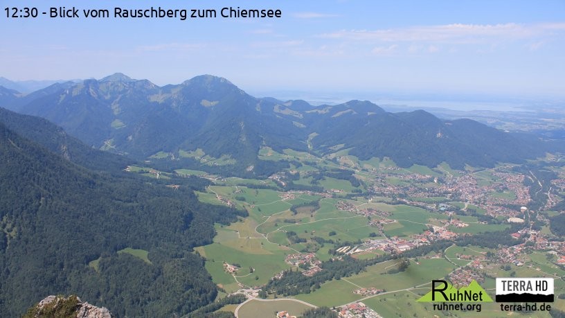 Archiv Foto Webcam Ruhpolding: Bergstation Rauschberg
