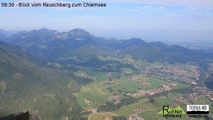 Archiv Foto Webcam Ruhpolding: Bergstation Rauschberg