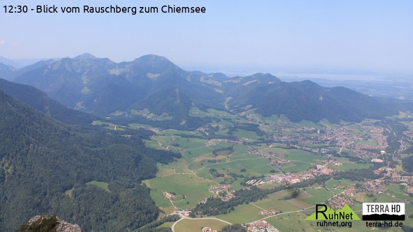 Archiv Foto Webcam Ruhpolding: Bergstation Rauschberg