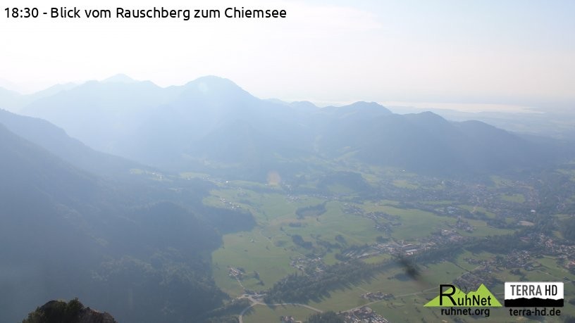 Archiv Foto Webcam Ruhpolding: Bergstation Rauschberg