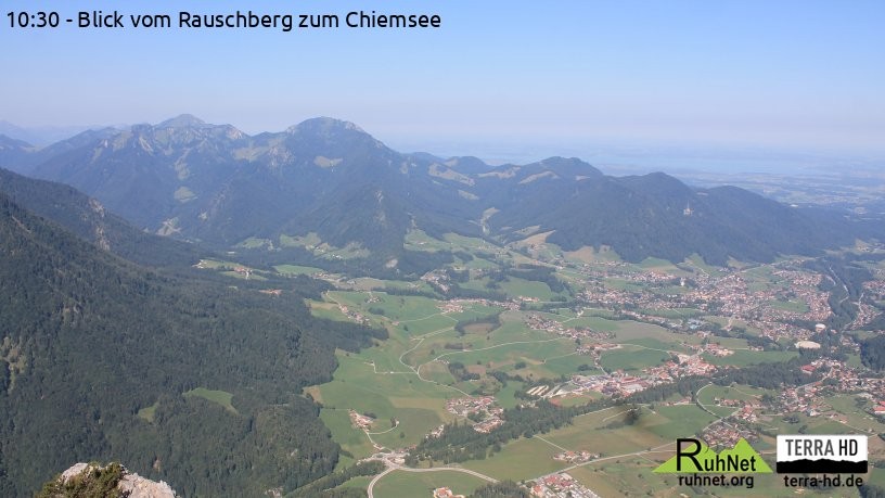Archiv Foto Webcam Ruhpolding: Bergstation Rauschberg