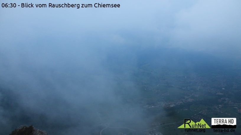 Archiv Foto Webcam Ruhpolding: Bergstation Rauschberg