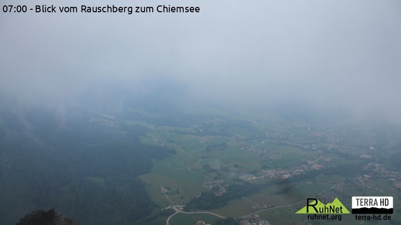 Archiv Foto Webcam Ruhpolding: Bergstation Rauschberg