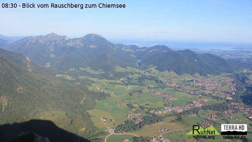 Archiv Foto Webcam Ruhpolding: Bergstation Rauschberg