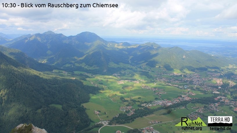 Archiv Foto Webcam Ruhpolding: Bergstation Rauschberg