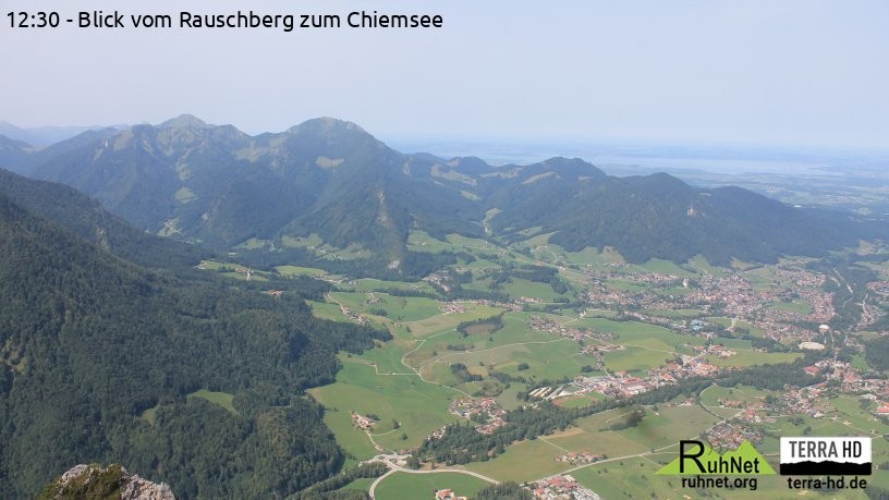Archiv Foto Webcam Ruhpolding: Bergstation Rauschberg