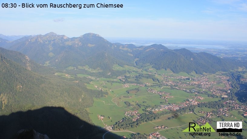 Archiv Foto Webcam Ruhpolding: Bergstation Rauschberg