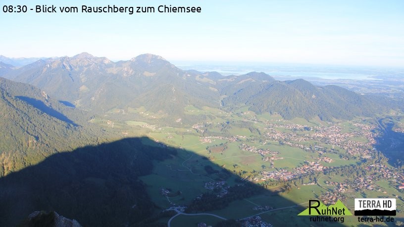 Archiv Foto Webcam Ruhpolding: Bergstation Rauschberg