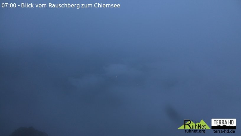 Archiv Foto Webcam Ruhpolding: Bergstation Rauschberg