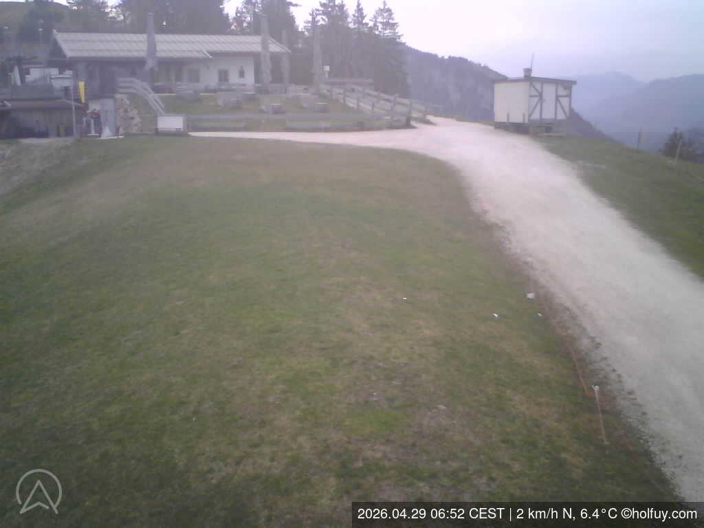 Archiv Foto Webcam Rauschberg in Ruhpolding - Startplatz Drachenflieger