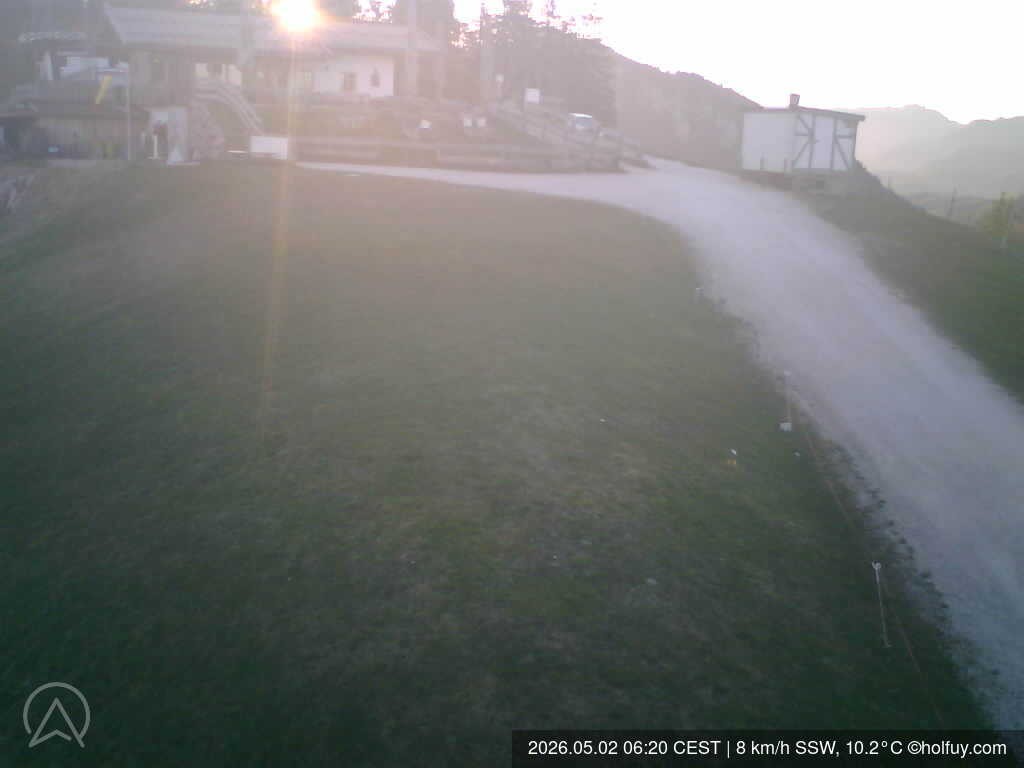 Archiv Foto Webcam Rauschberg in Ruhpolding - Startplatz Drachenflieger