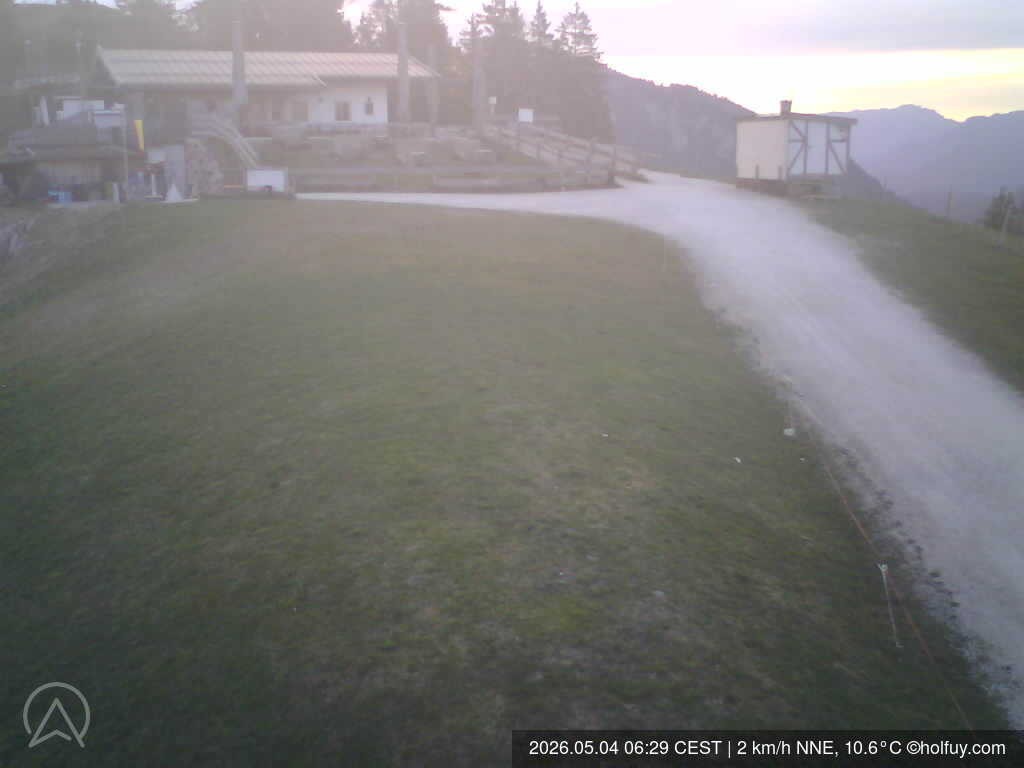 Archiv Foto Webcam Rauschberg in Ruhpolding - Startplatz Drachenflieger
