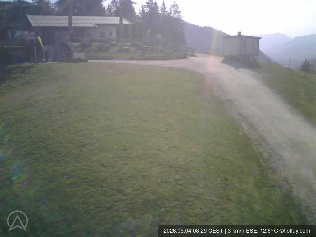 Archiv Foto Webcam Rauschberg in Ruhpolding - Startplatz Drachenflieger