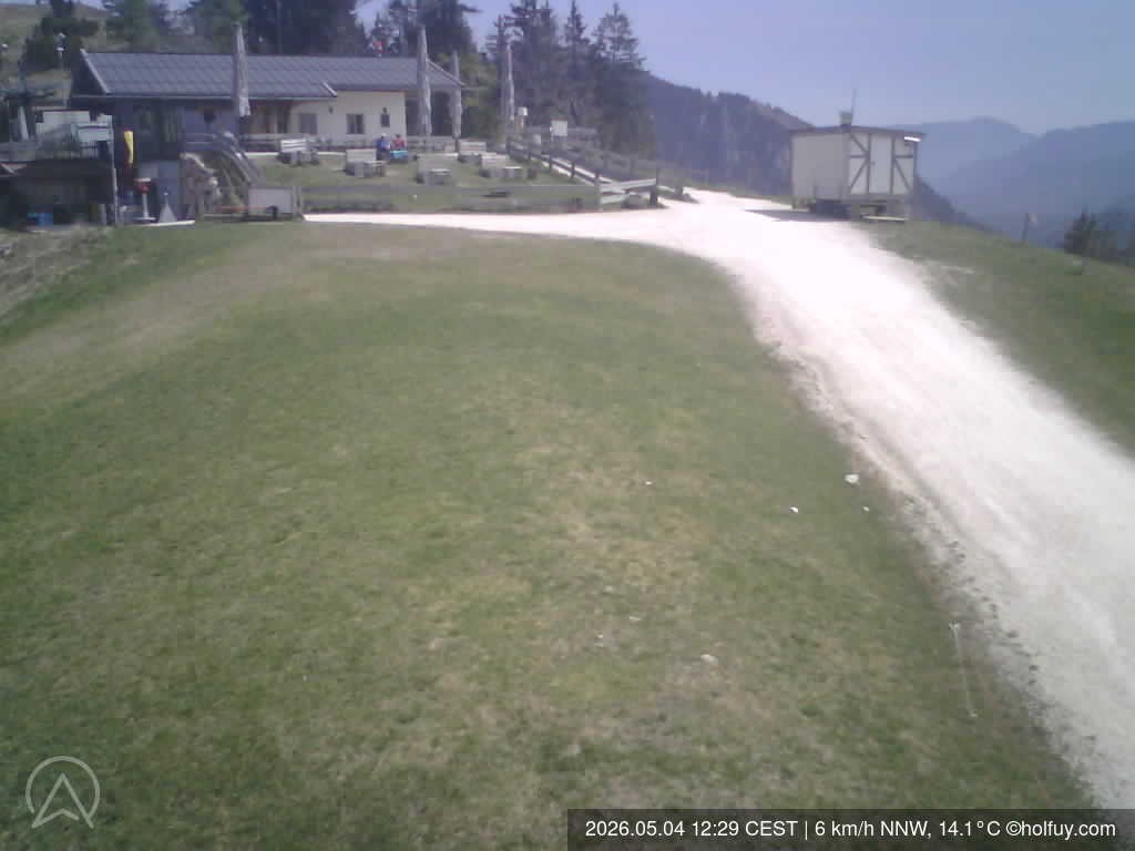 Archiv Foto Webcam Rauschberg in Ruhpolding - Startplatz Drachenflieger