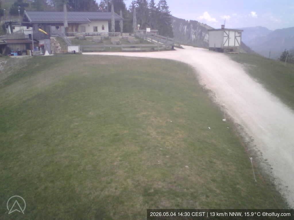 Archiv Foto Webcam Rauschberg in Ruhpolding - Startplatz Drachenflieger