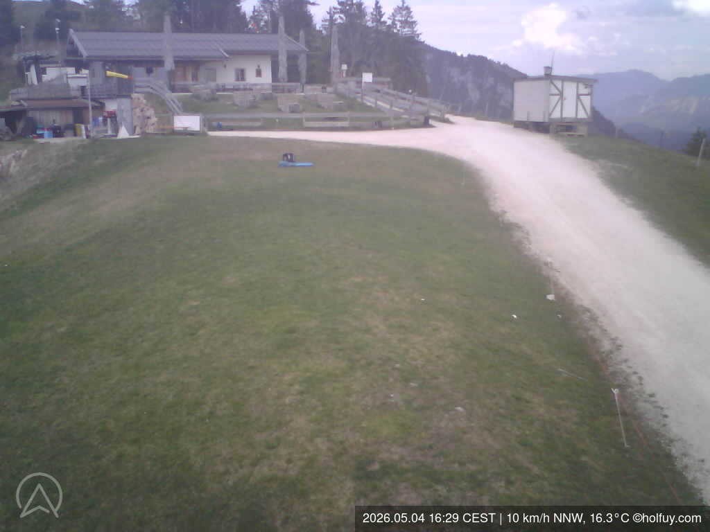Archiv Foto Webcam Rauschberg in Ruhpolding - Startplatz Drachenflieger