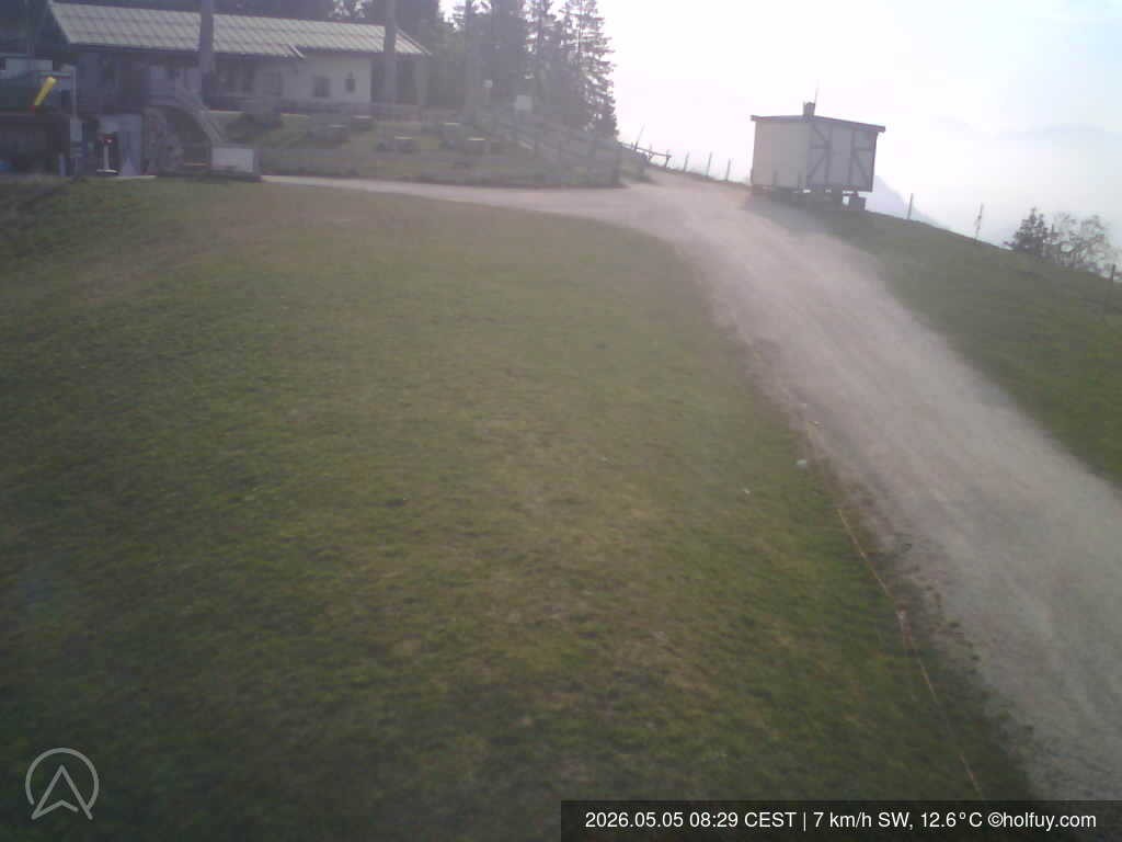 Archiv Foto Webcam Rauschberg in Ruhpolding - Startplatz Drachenflieger
