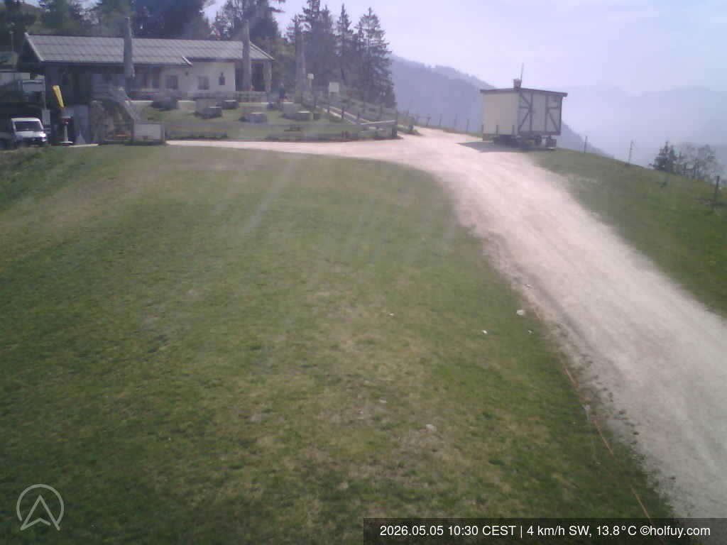 Archiv Foto Webcam Rauschberg in Ruhpolding - Startplatz Drachenflieger