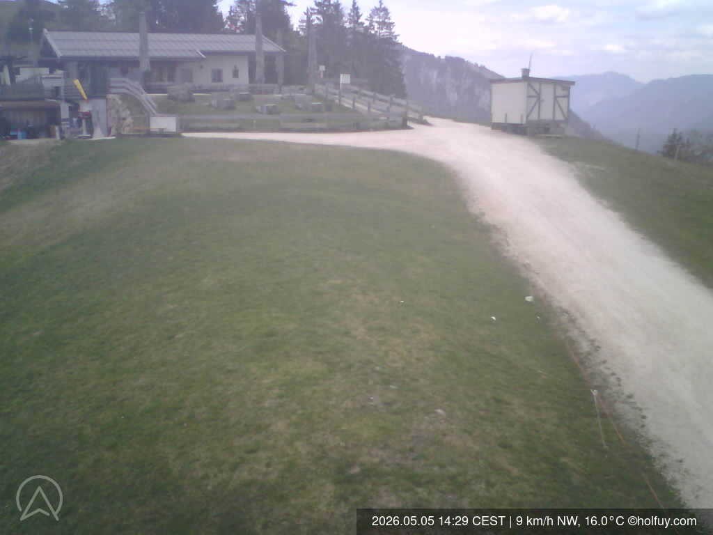 Archiv Foto Webcam Rauschberg in Ruhpolding - Startplatz Drachenflieger