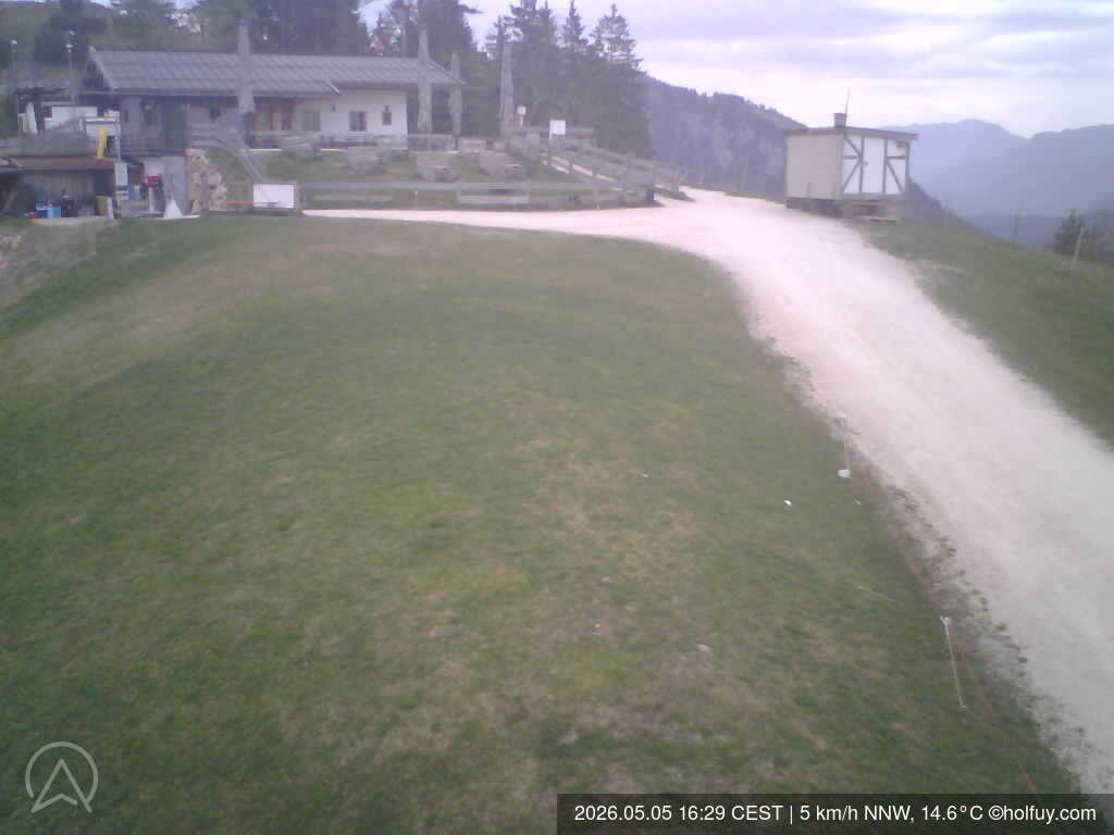 Archiv Foto Webcam Rauschberg in Ruhpolding - Startplatz Drachenflieger