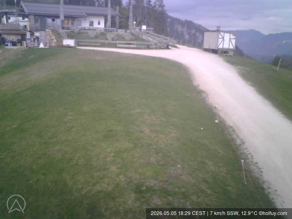 Archiv Foto Webcam Rauschberg in Ruhpolding - Startplatz Drachenflieger