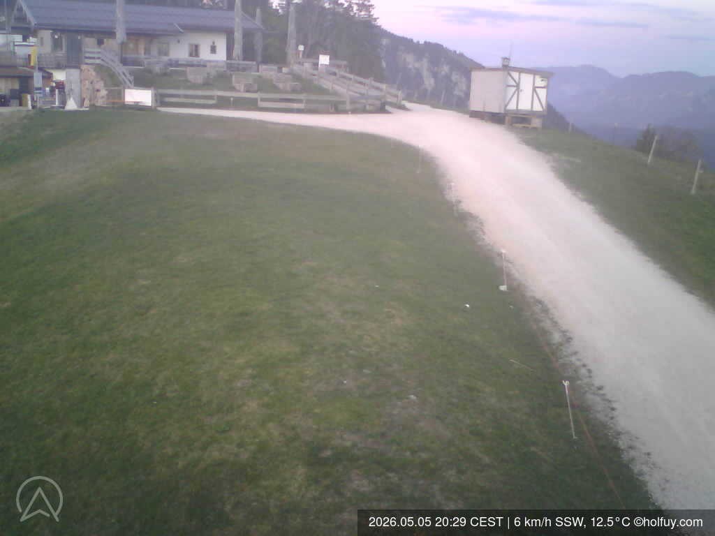 Archiv Foto Webcam Rauschberg in Ruhpolding - Startplatz Drachenflieger