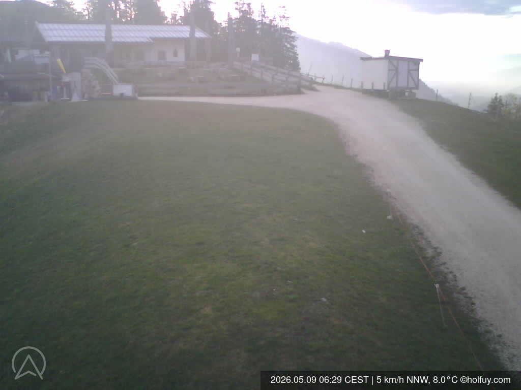 Archiv Foto Webcam Rauschberg in Ruhpolding - Startplatz Drachenflieger