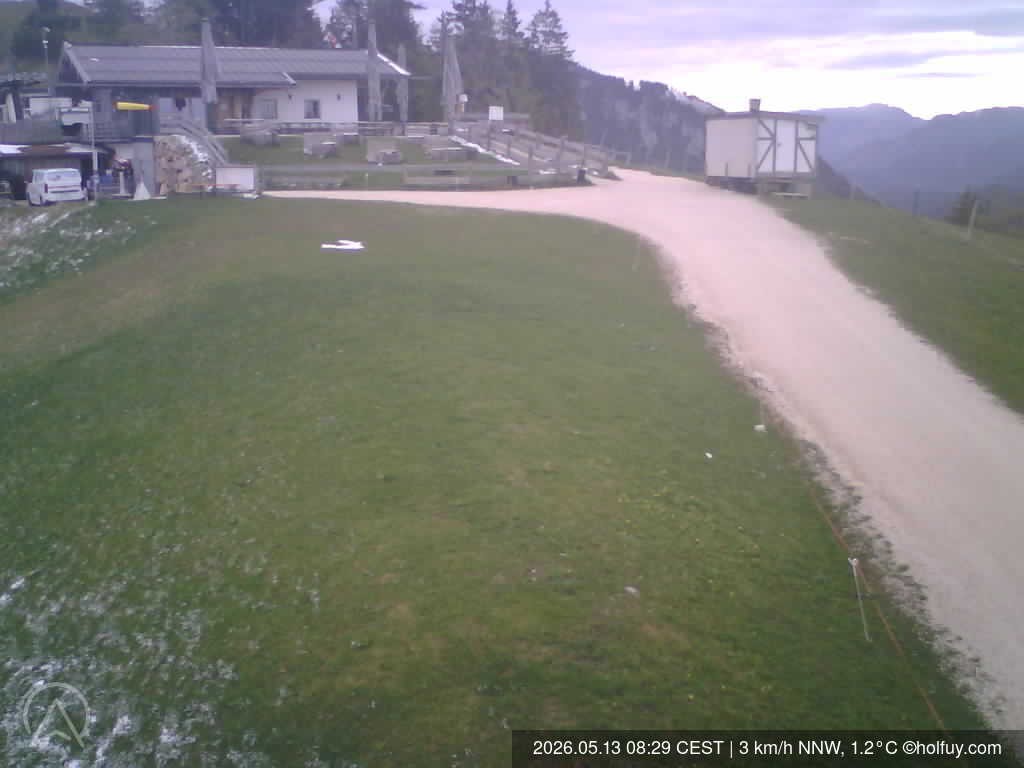 Archiv Foto Webcam Rauschberg in Ruhpolding - Startplatz Drachenflieger