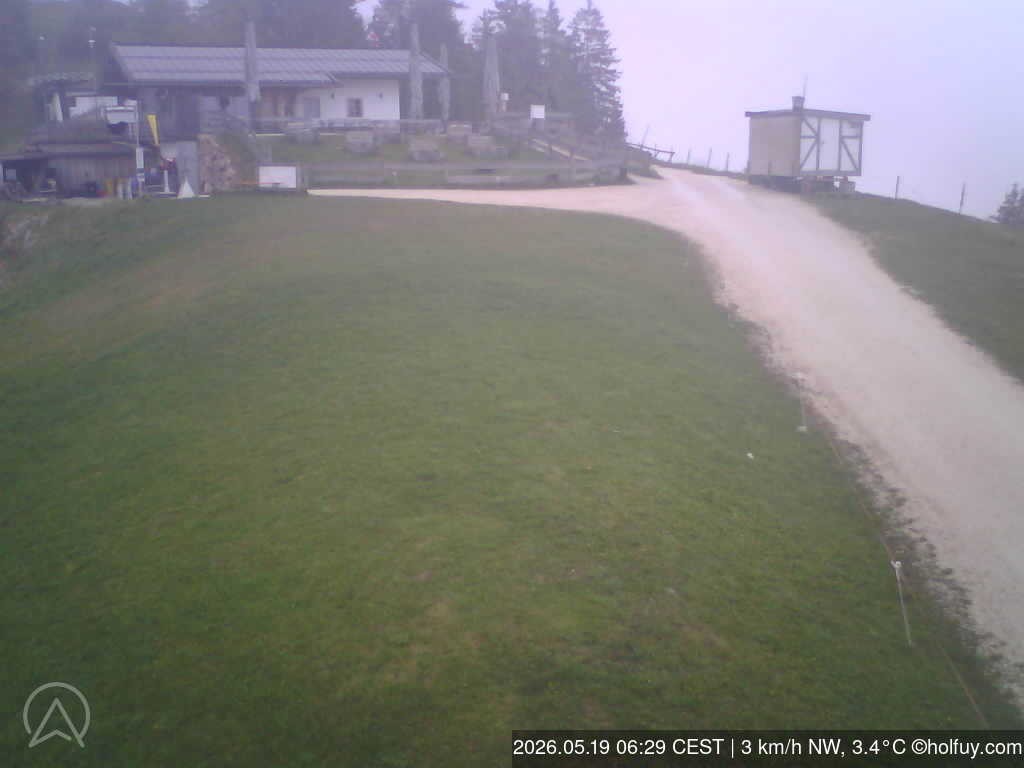 Archiv Foto Webcam Rauschberg in Ruhpolding - Startplatz Drachenflieger