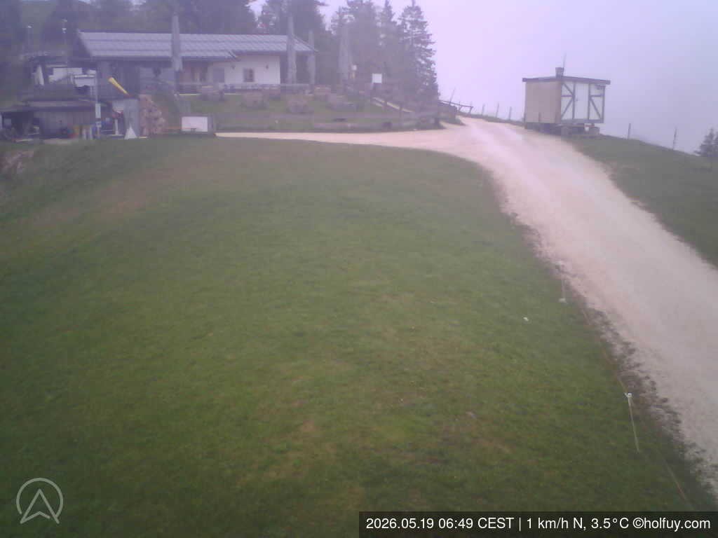 Archiv Foto Webcam Rauschberg in Ruhpolding - Startplatz Drachenflieger